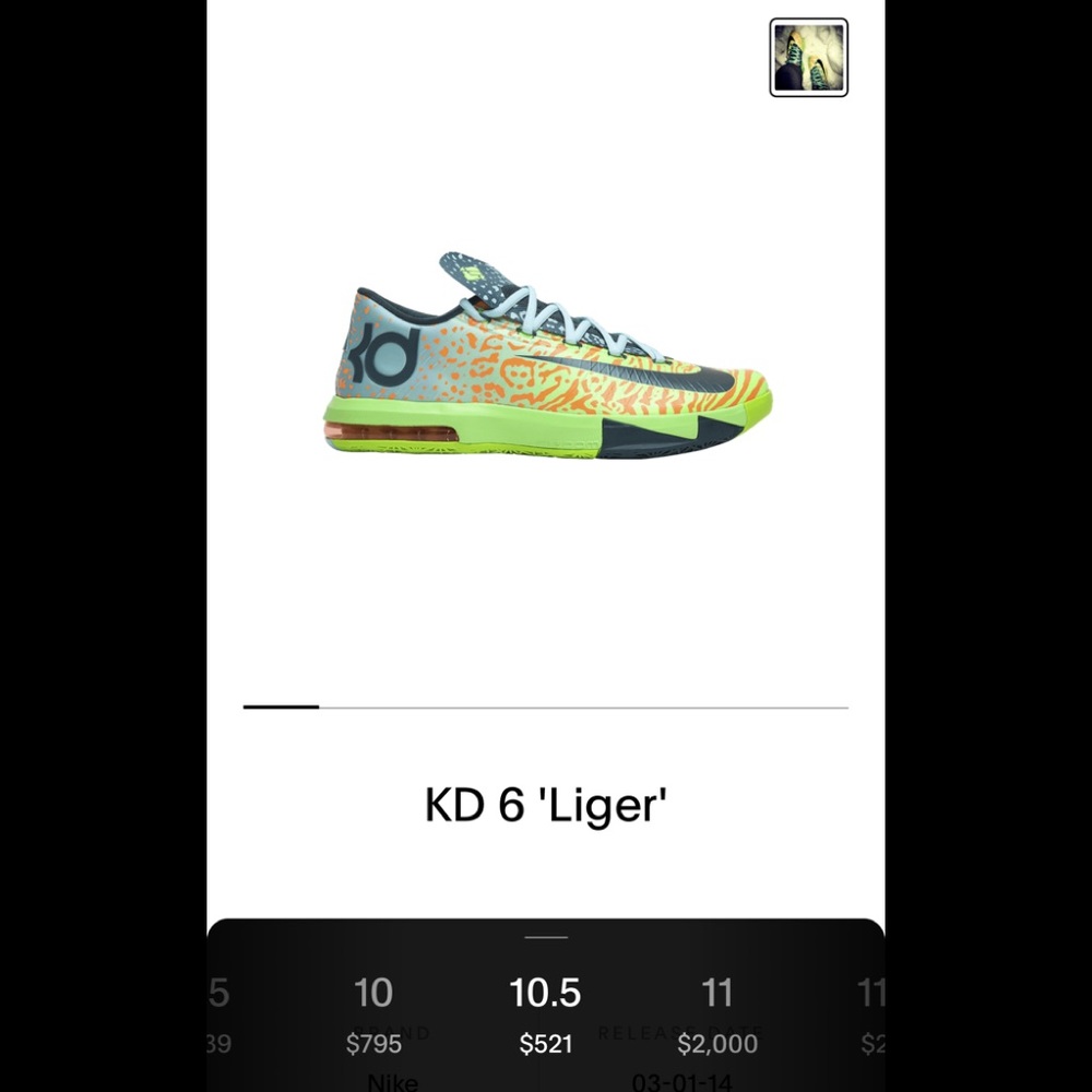 🔥🔥🔥 nike kd vi liger
